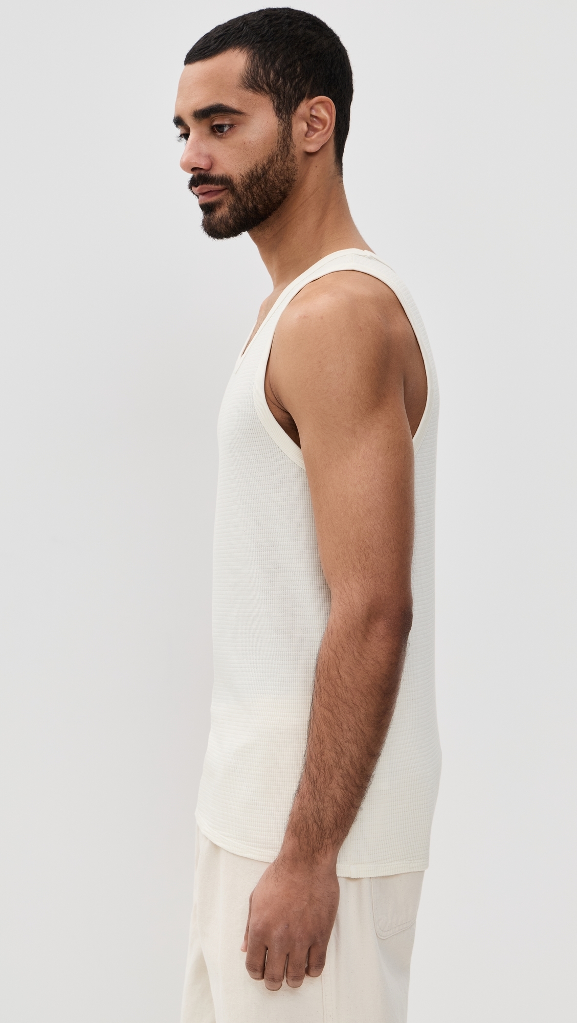 Knickerbocker Box Knit Tank Milk