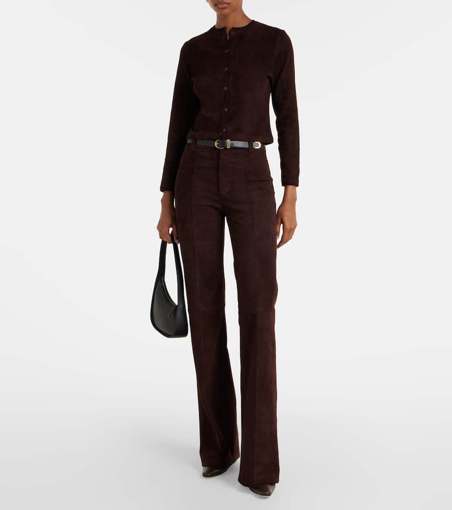 Astrid suede cardigan