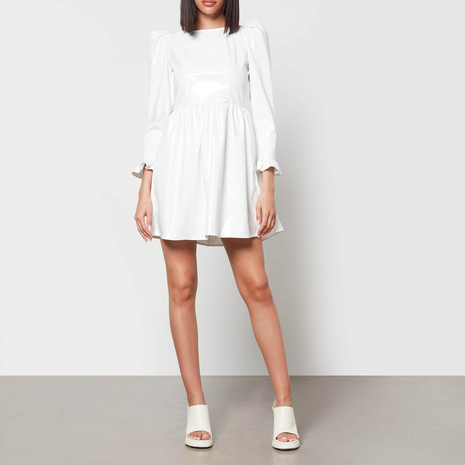 Batsheva Prairie PVC Mini Dress - US 6/UK 10