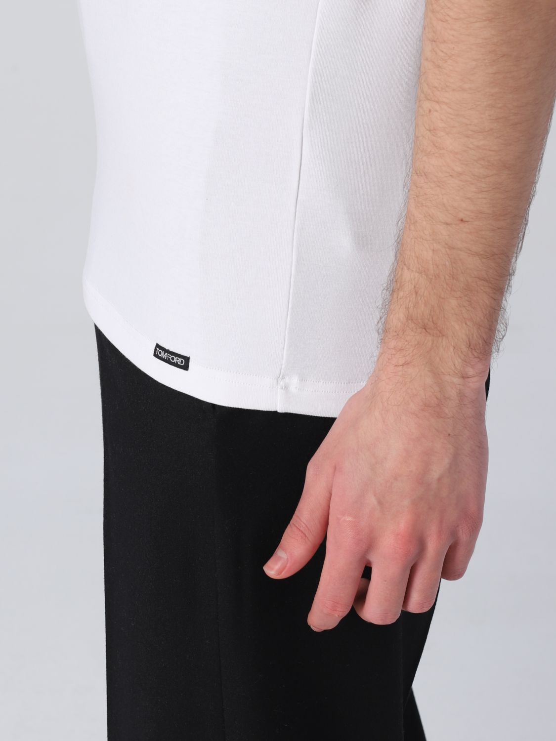 Cotton Blend Crewneck Tee