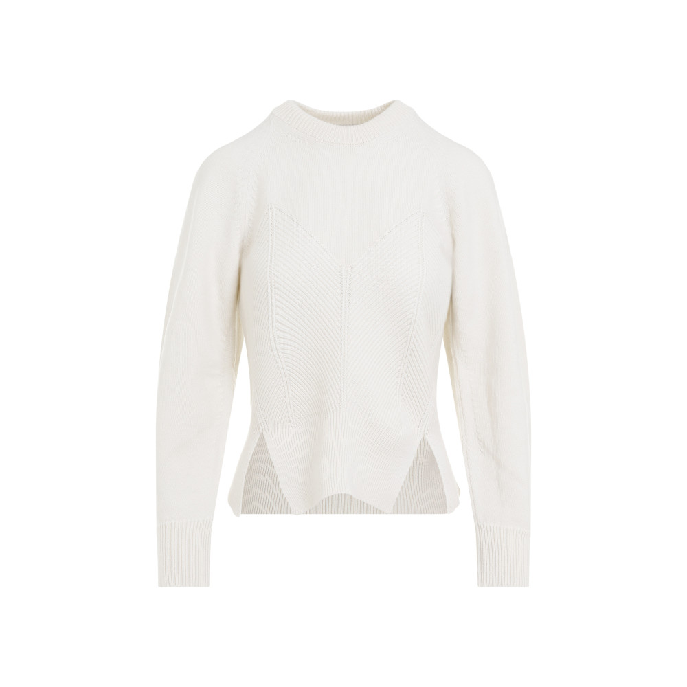 White Crew Neck Sweater