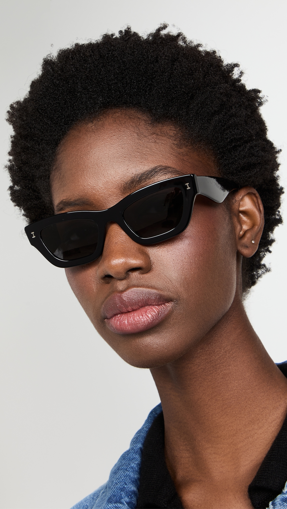 Donna Black Sunglasses Black One Size