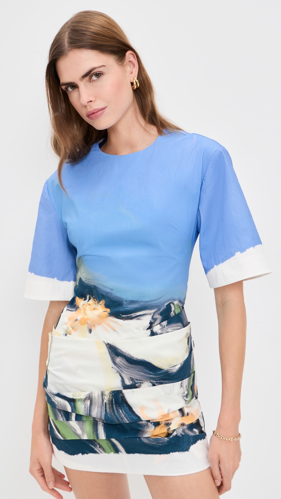 Beaux Mni Dress Posy Impression