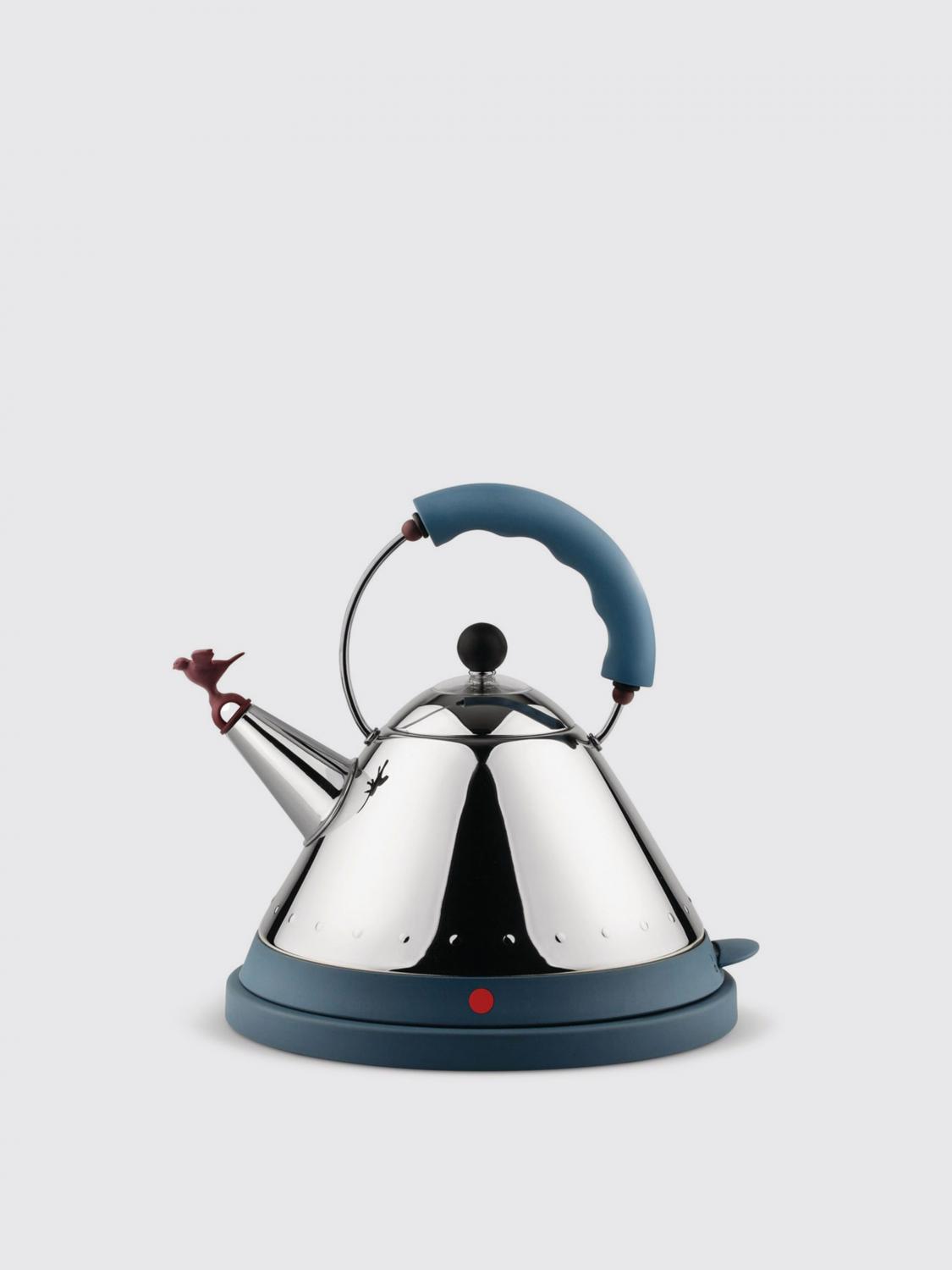 Cordless electric steel kettle - Blue