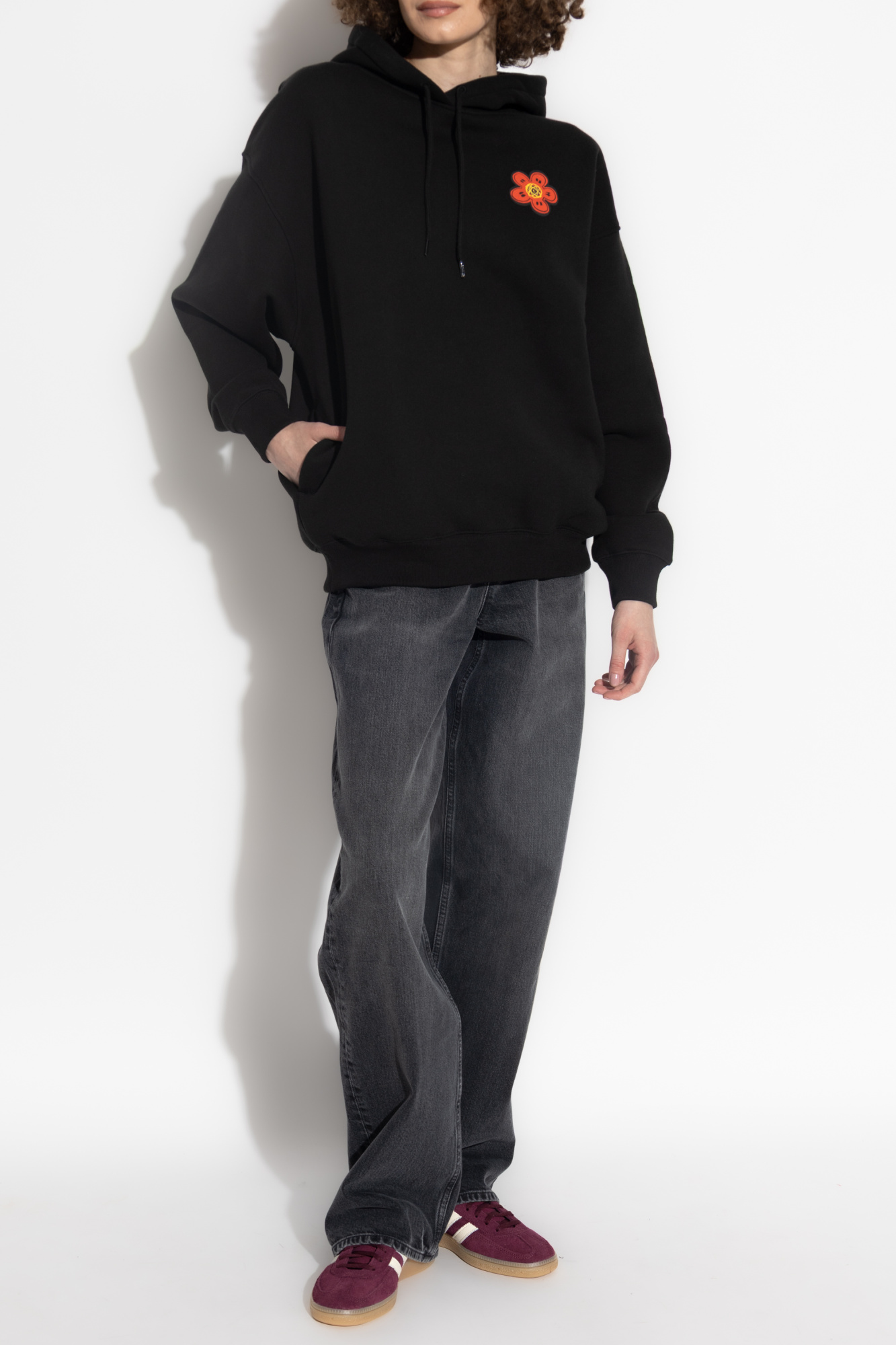 Sweatshirt With Print, Women's, Black