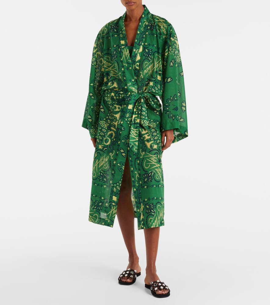 Bandana cotton muslin kaftan