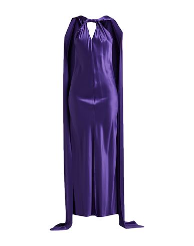Max Mara Woman Maxi dress Dark purple Size 4 Silk