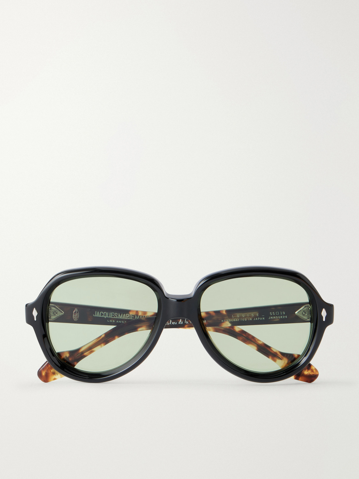+ Lou Lou De La Falaise Louise Aviator-style Acetate Sunglasses - Tortoiseshell