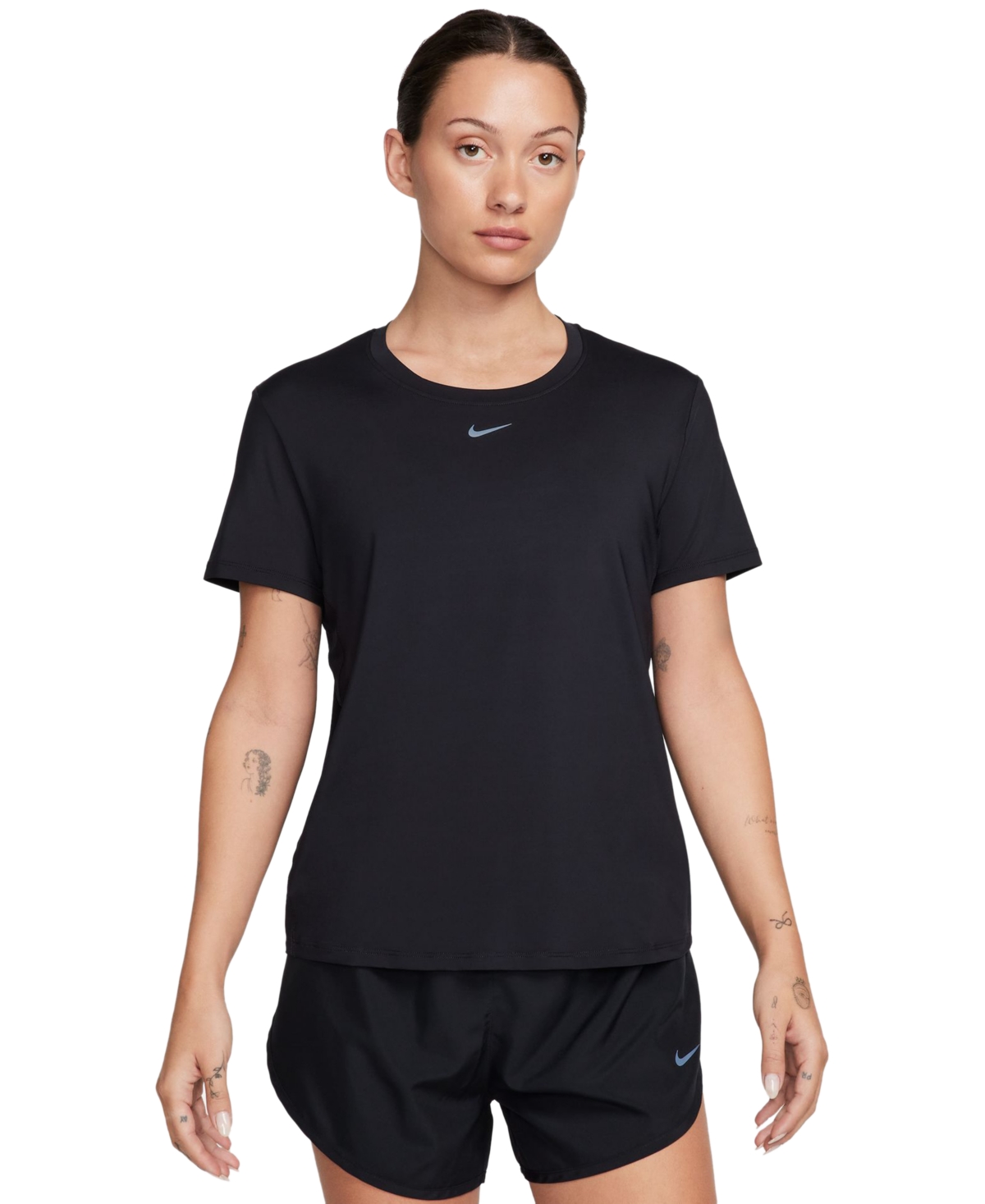 Women's One Classic Dri-fit Short-Sleeve Top - Black/black