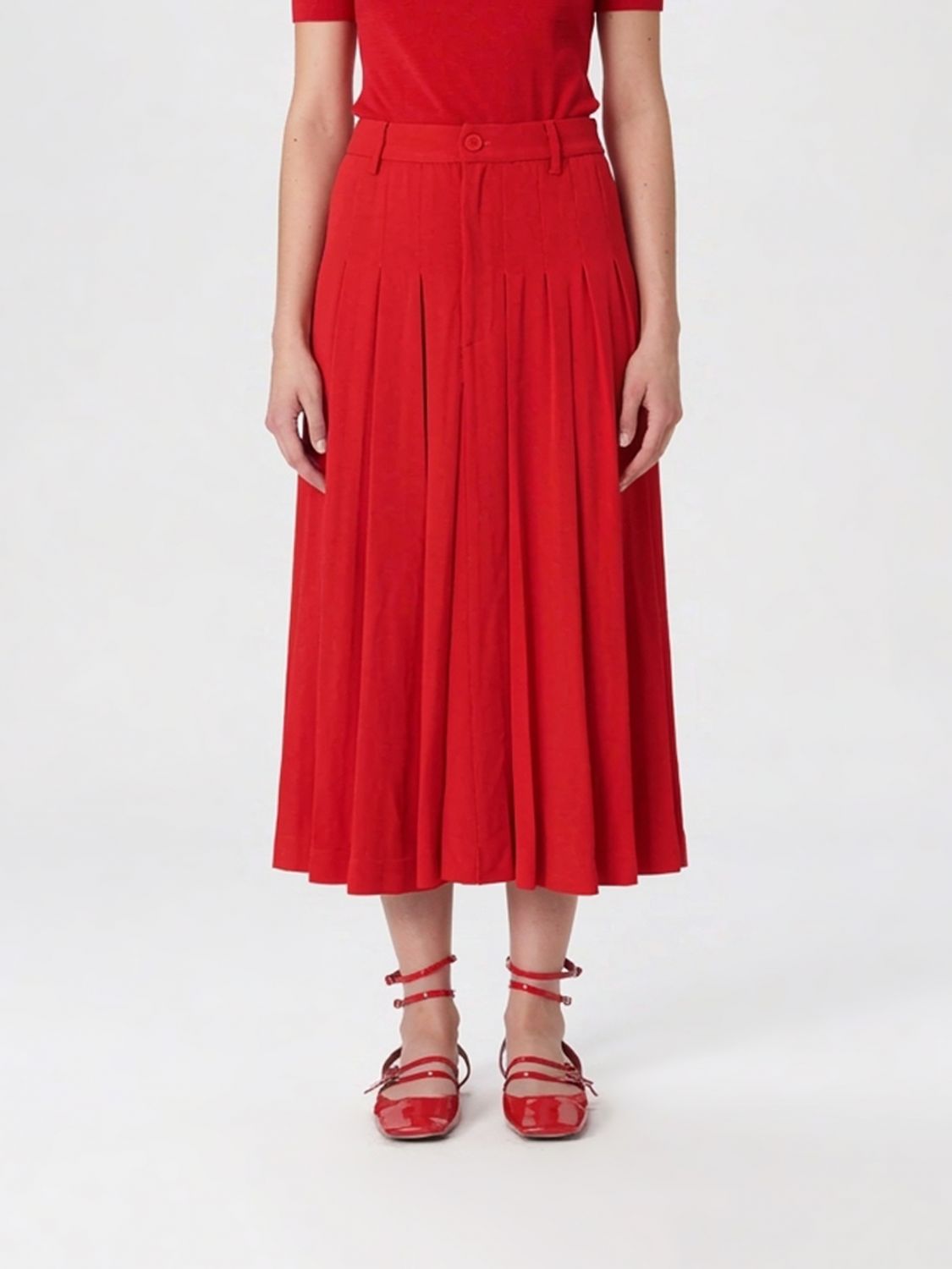 Skirt Woman color Red