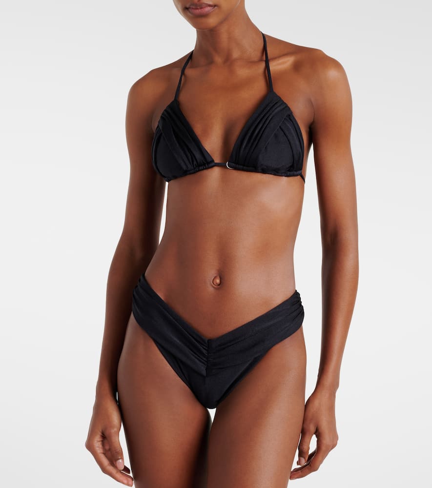 Jasmin draped bikini top