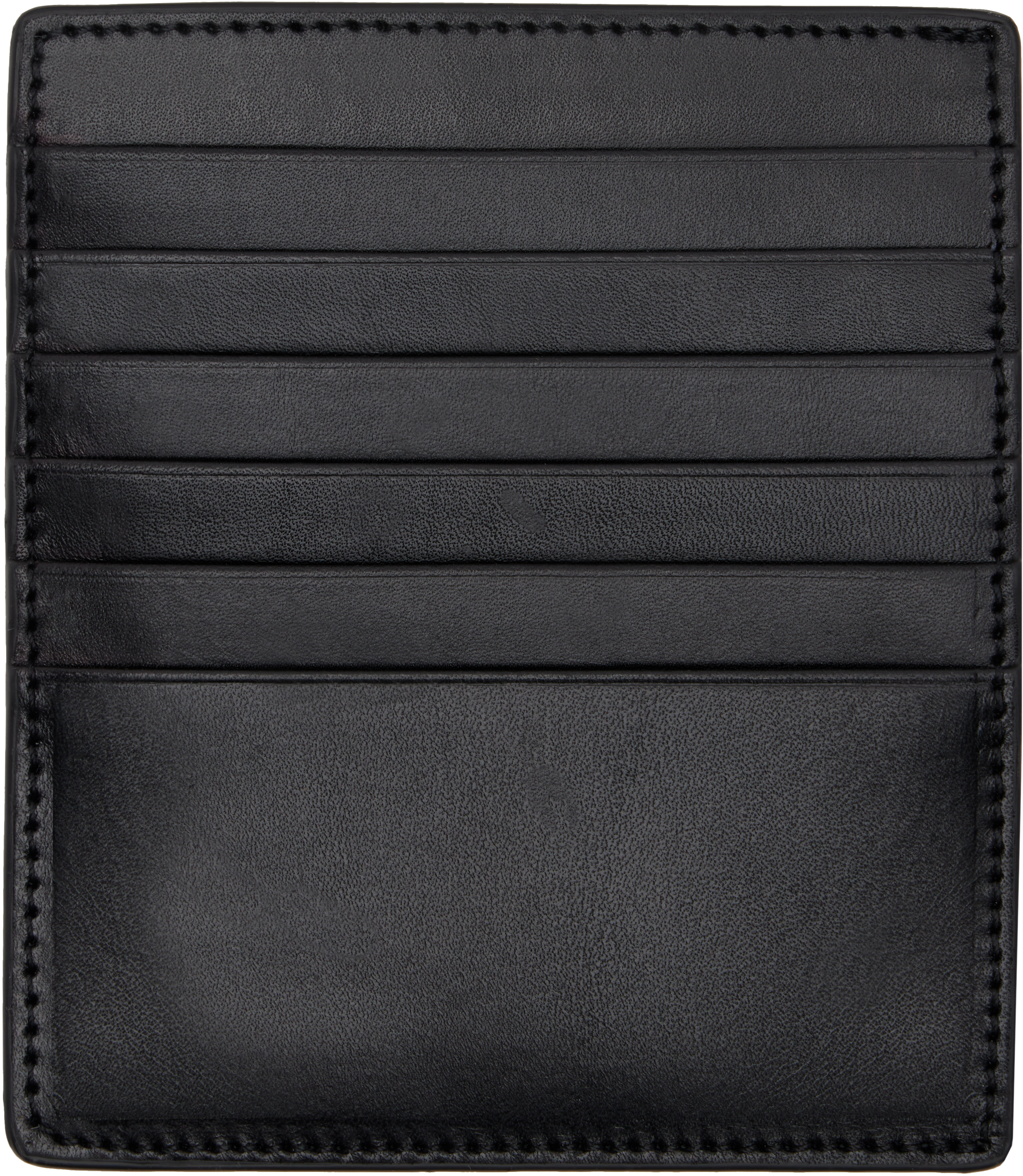 Ann Demeulemeester Black Squared Card Holder