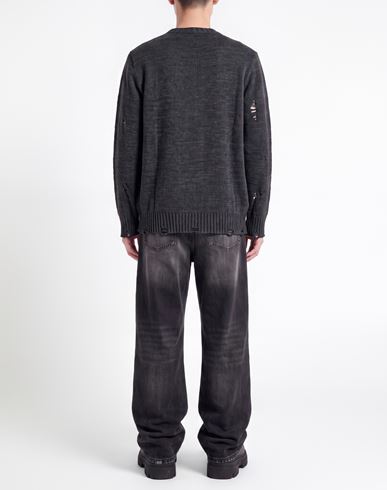 Man Sweater Charcoal Size S Acrylic, Wool
