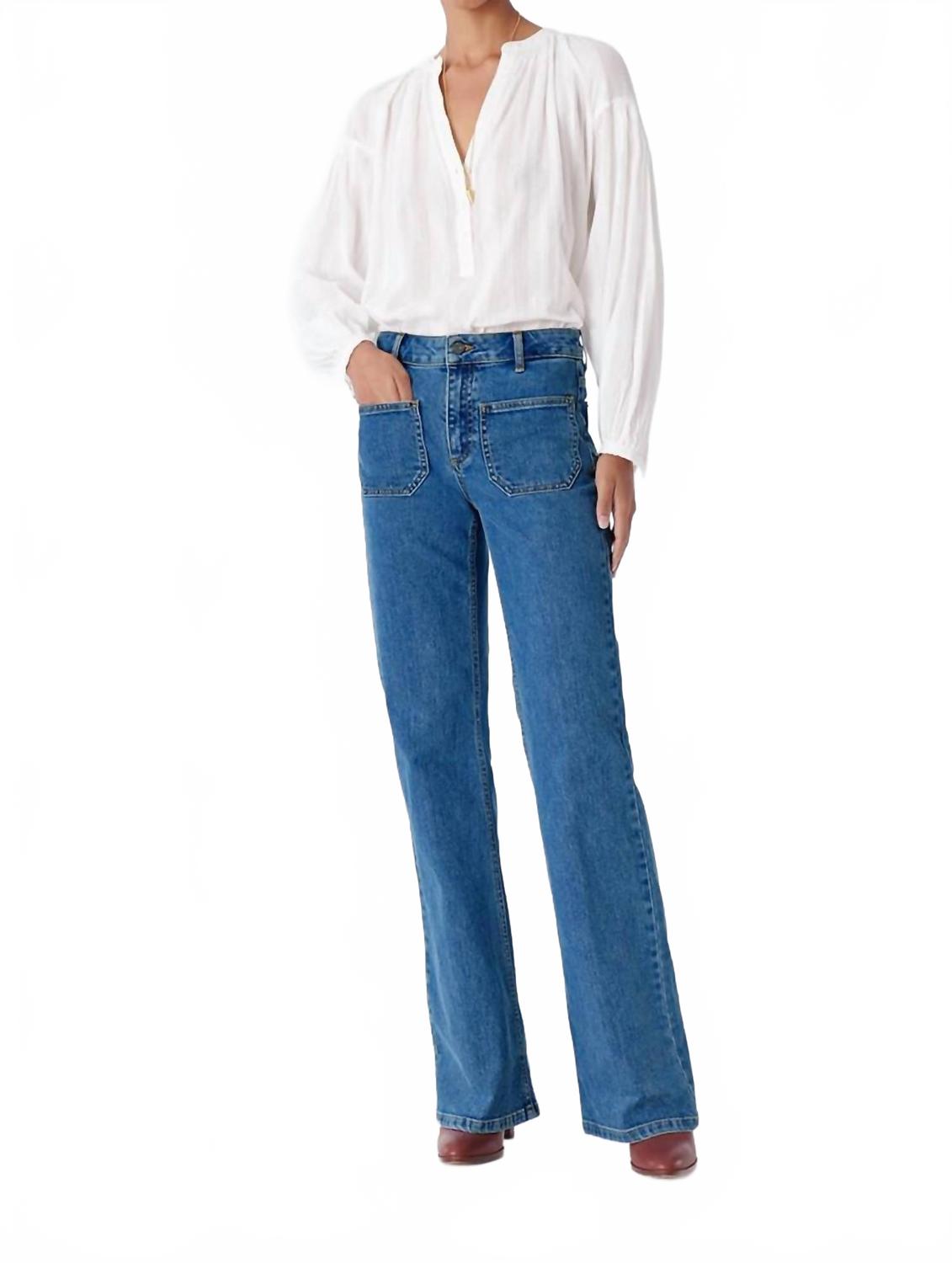 Dompay Jeans In Indigo Clair