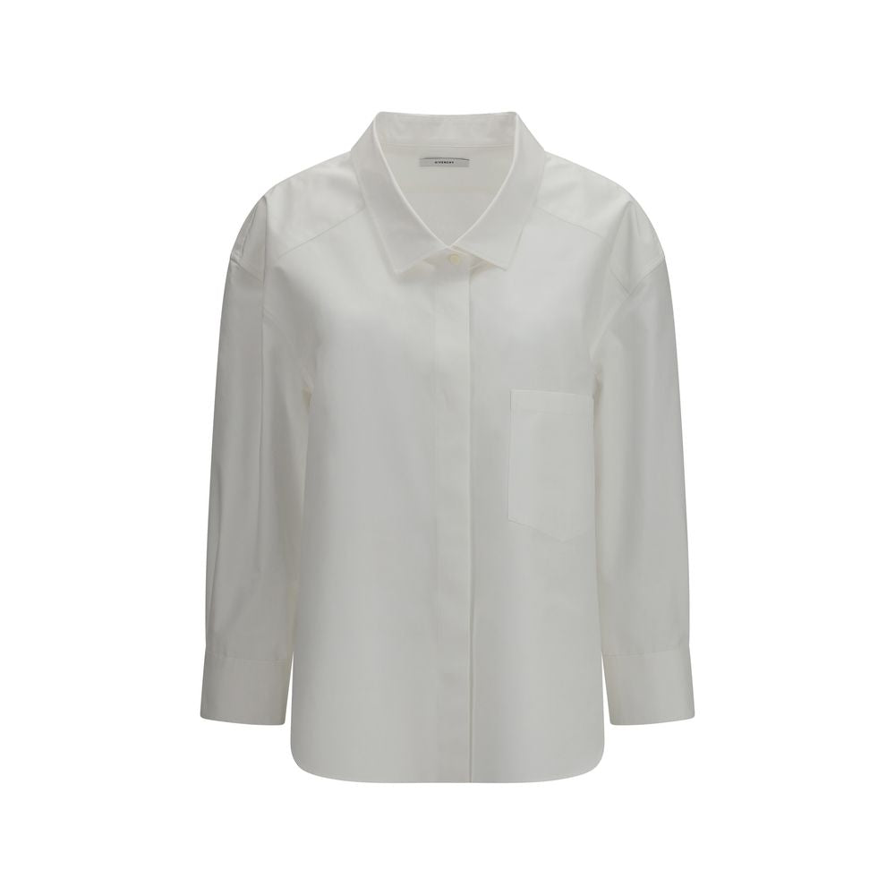 Cotton Poplin Shirt — White