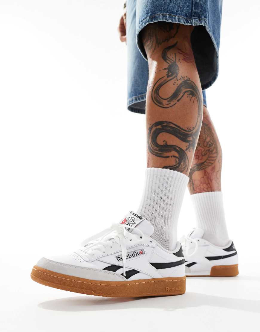 Club C vintage revenge sneakers in white