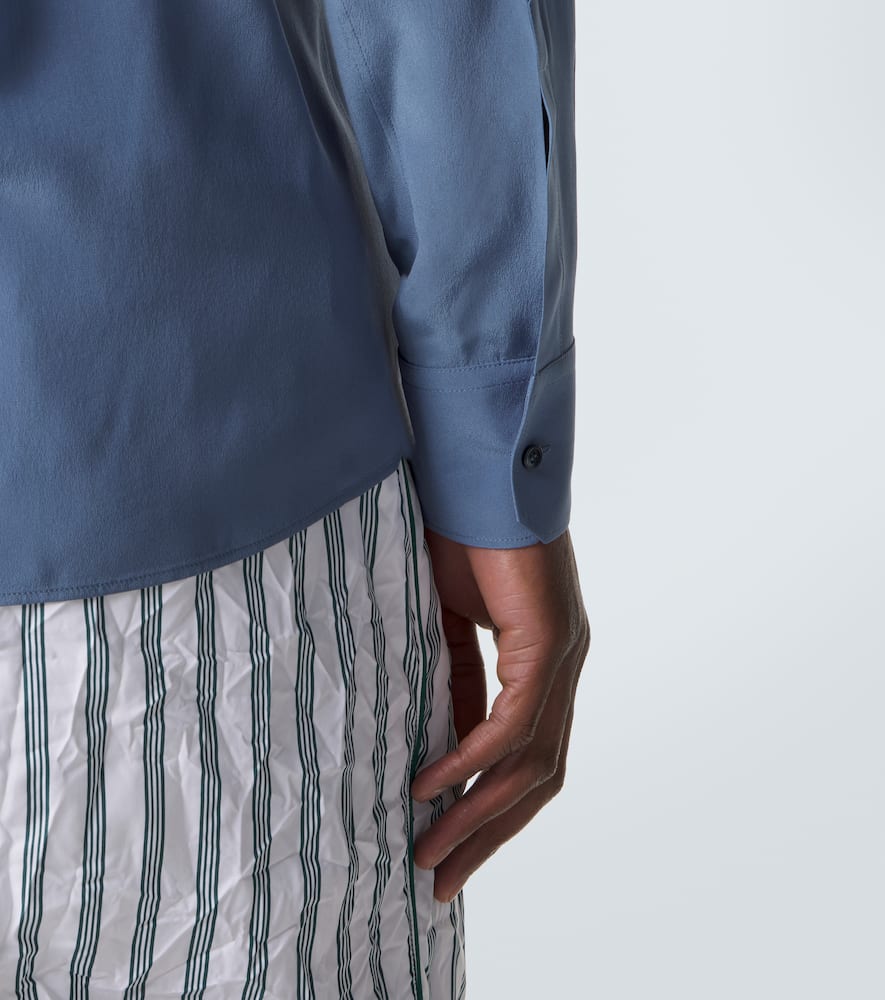 Silk crêpe shirt