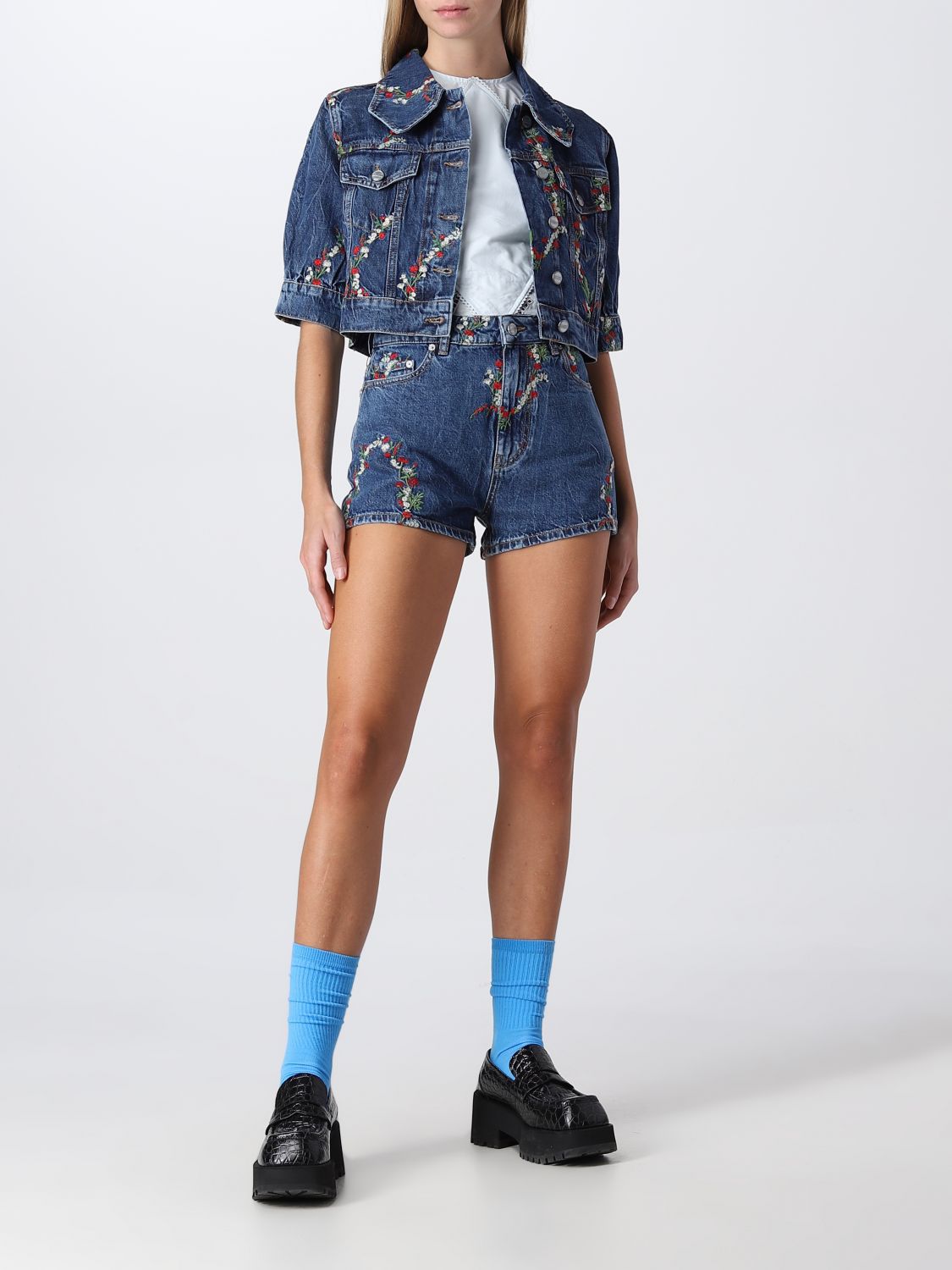 Jacket Woman color Blue