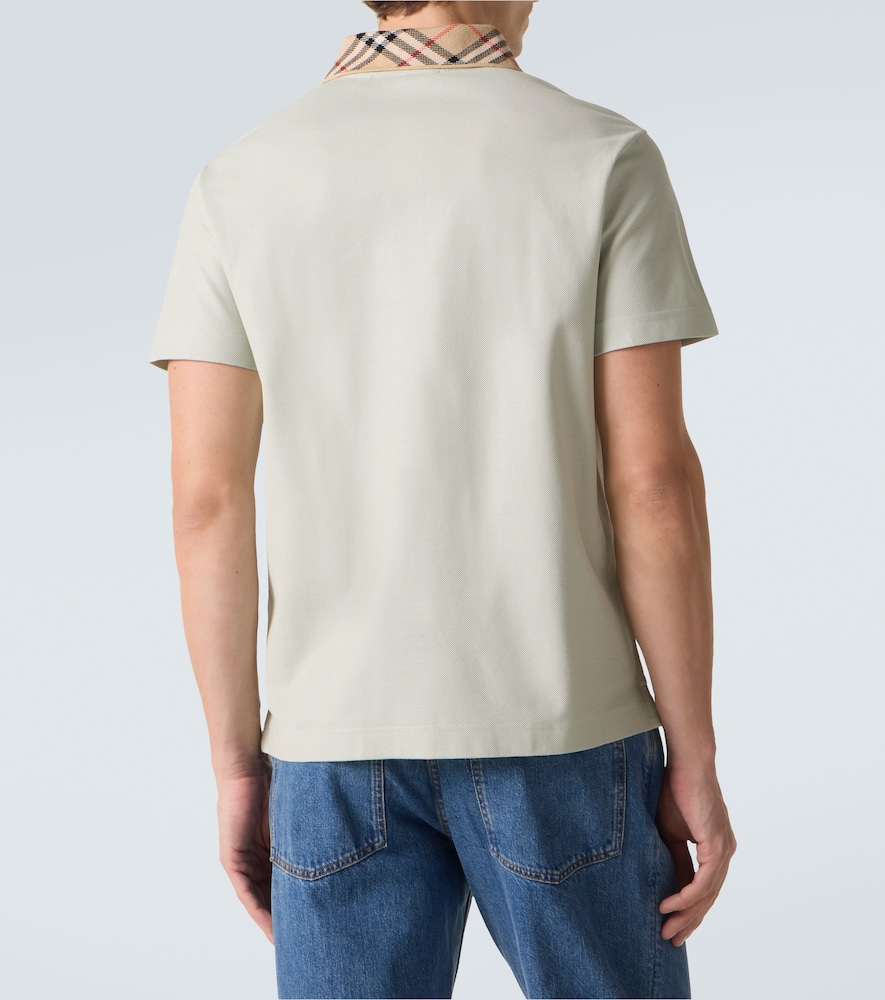 Cotton piqué polo shirt