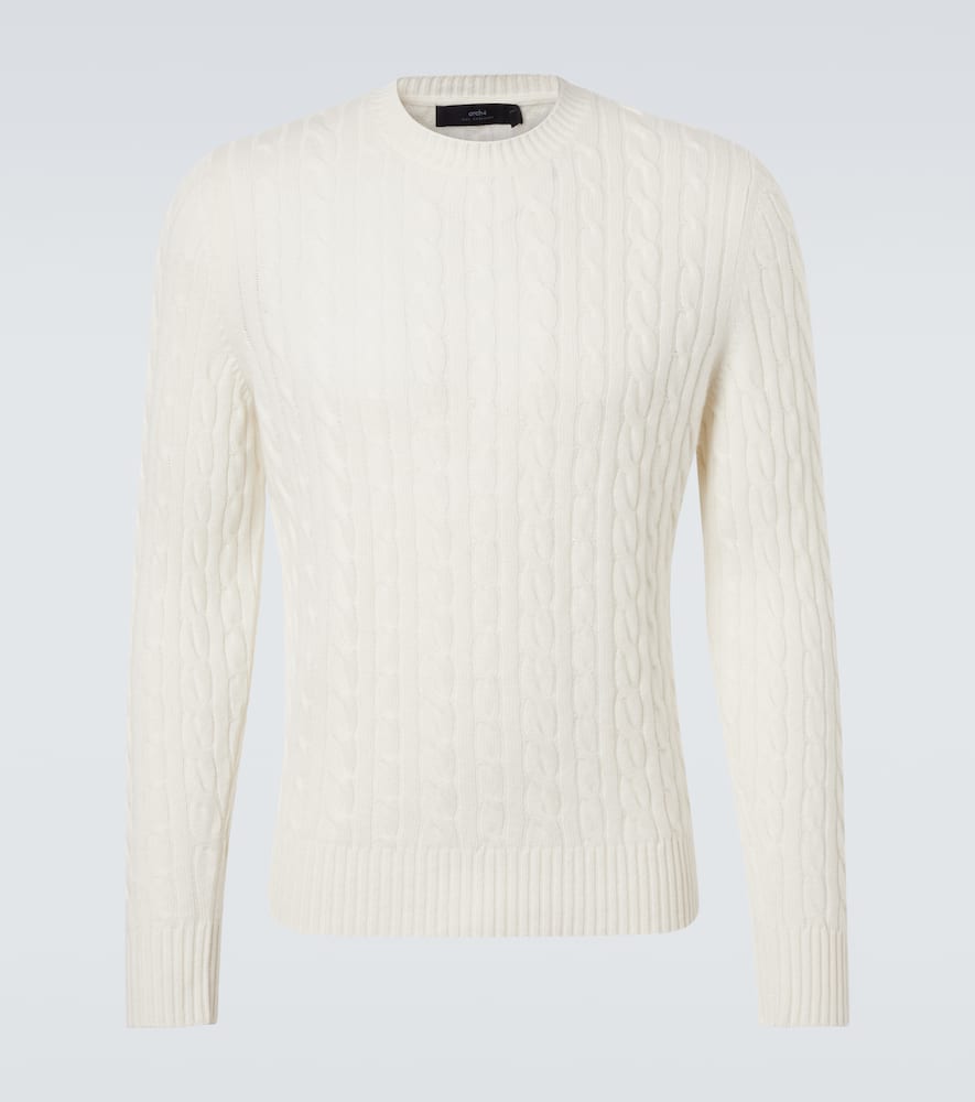 Duke Street cable-knit cashmere sweater
