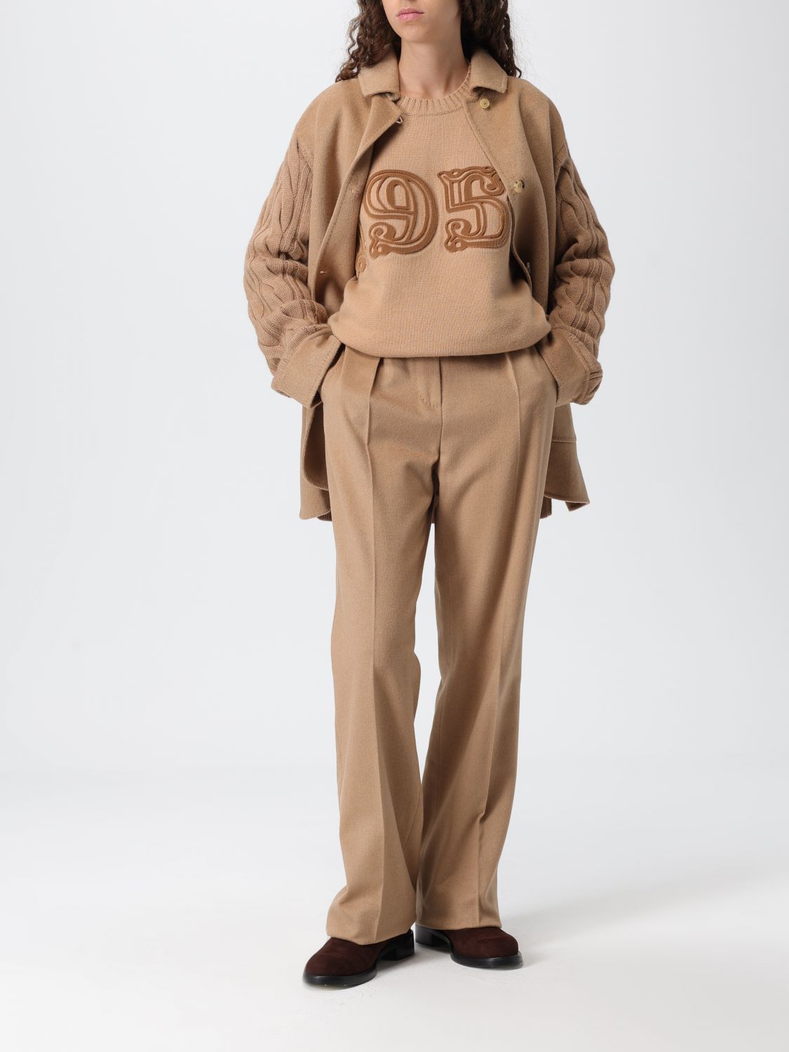 Sweater Woman color Camel