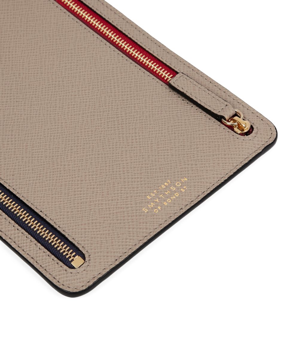 Panama Leather Multi-Zip Wallet