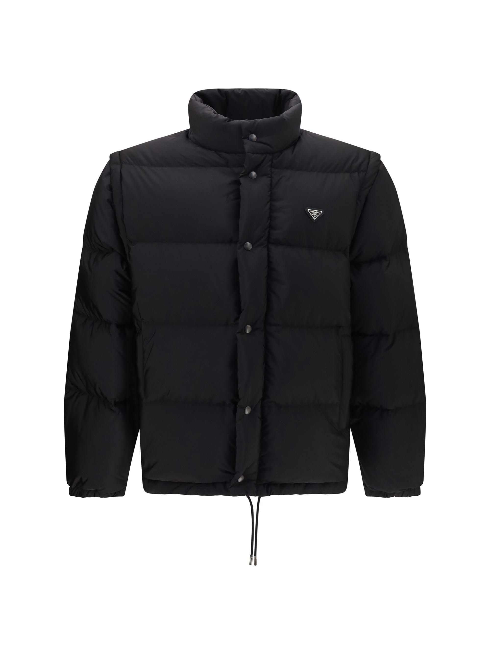 Re-Nylon Padded Down Jacket — Black