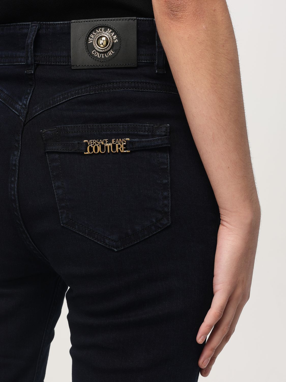 High-rise flared jeans - Blue