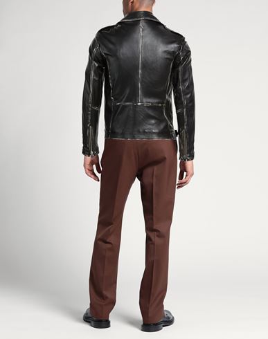 Man Jacket Black Size XL Leather