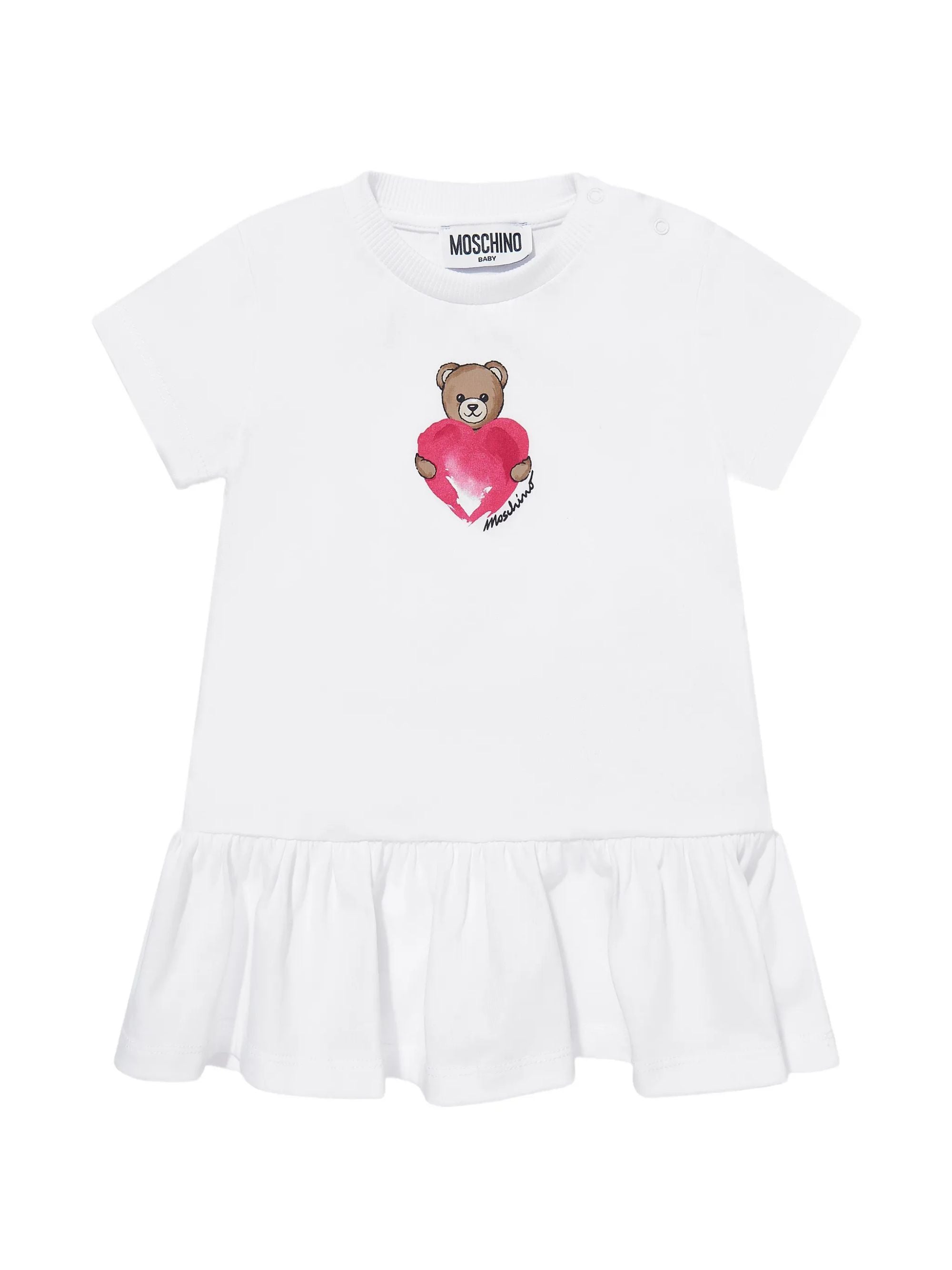 Mini Graphic Ruffled Hem Short Sleeve Crew Neck Tee