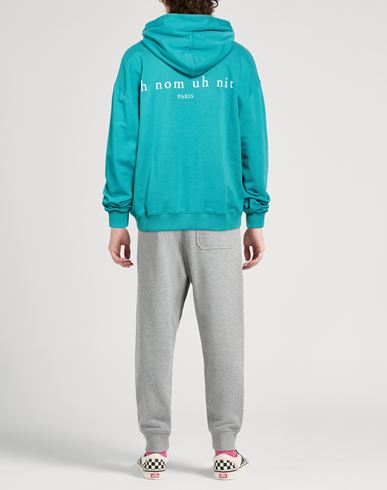 Man Sweatshirt Deep teal Size XL Cotton