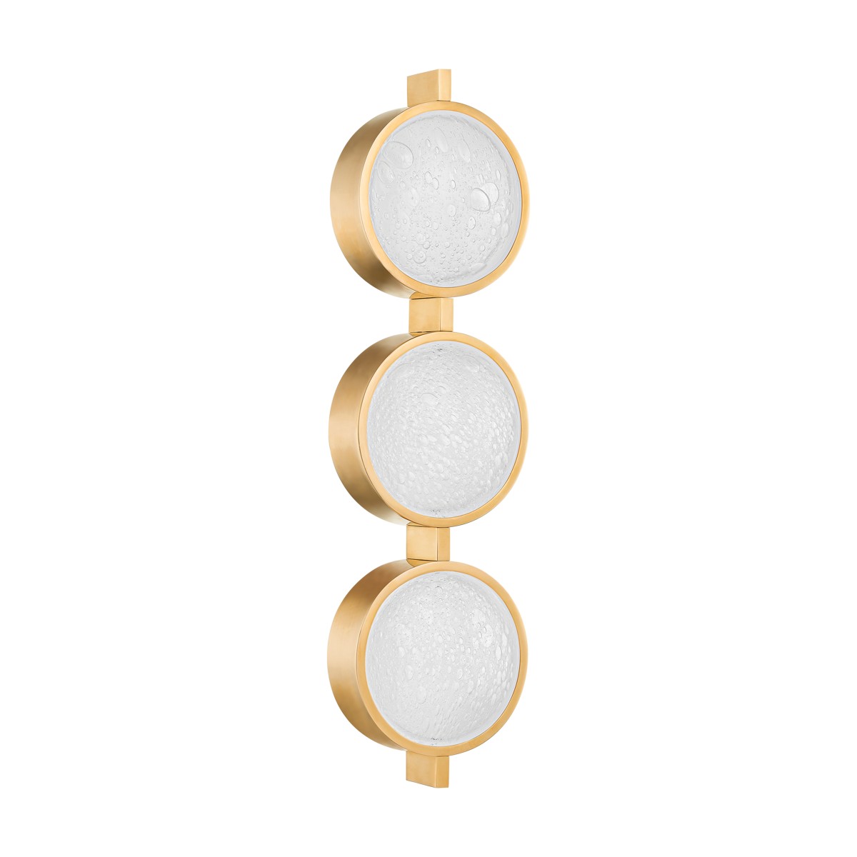 Vintage Brass LED Wall Sconce from the Ansonia Collection