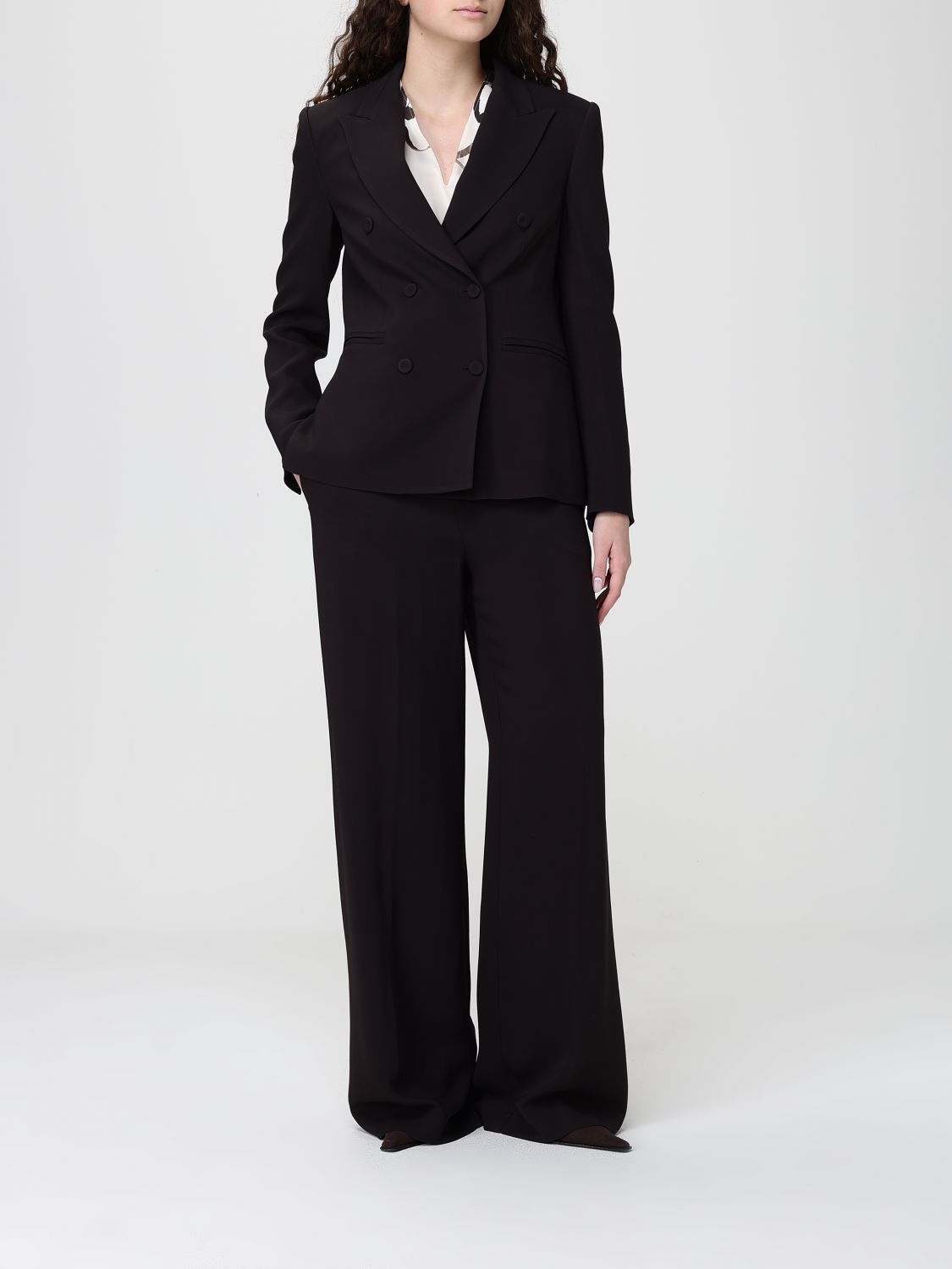 Pants Woman color Brown