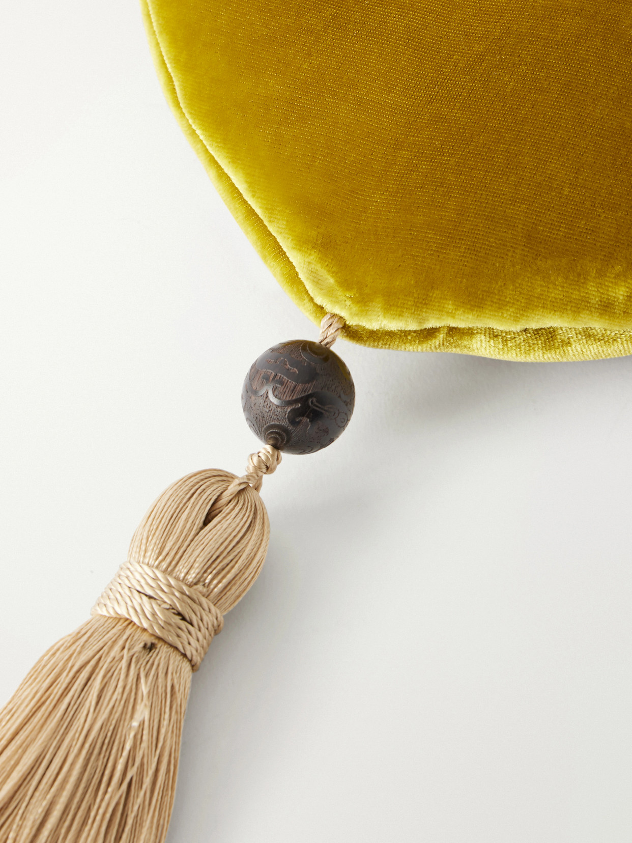 Lee Velvet Clutch - Chartreuse