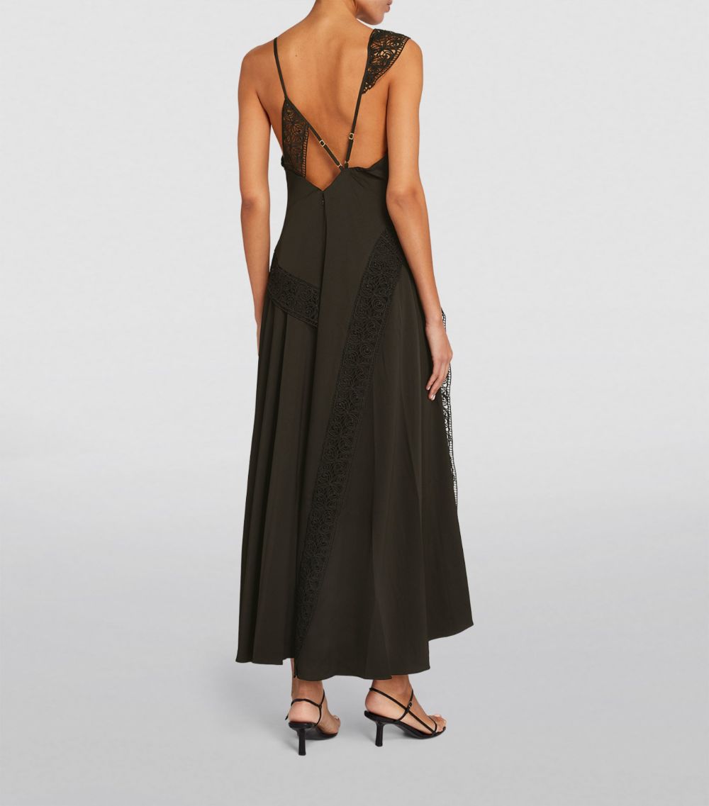 Lace-Trim Spirit Maxi Dress