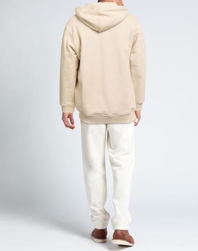 Man Sweatshirt Beige Size L Cotton