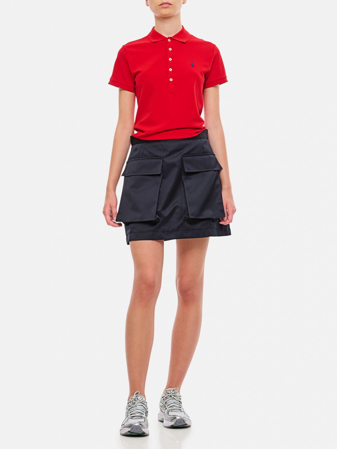 Polo Shirt Woman color Red