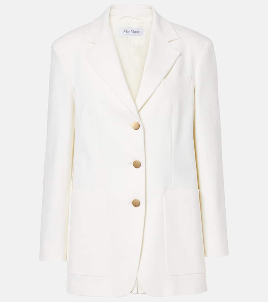 Single-breasted cotton drill jacket