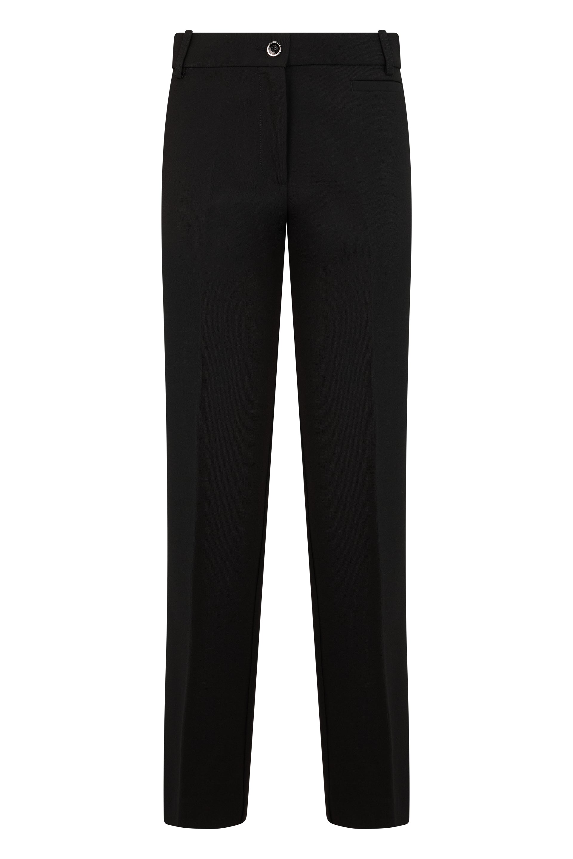Slim-Fit Regular-Waist Straight-Leg Pants