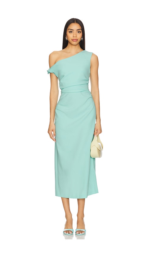 MISHA Gaia Dress in Pale Aqua. XS also in