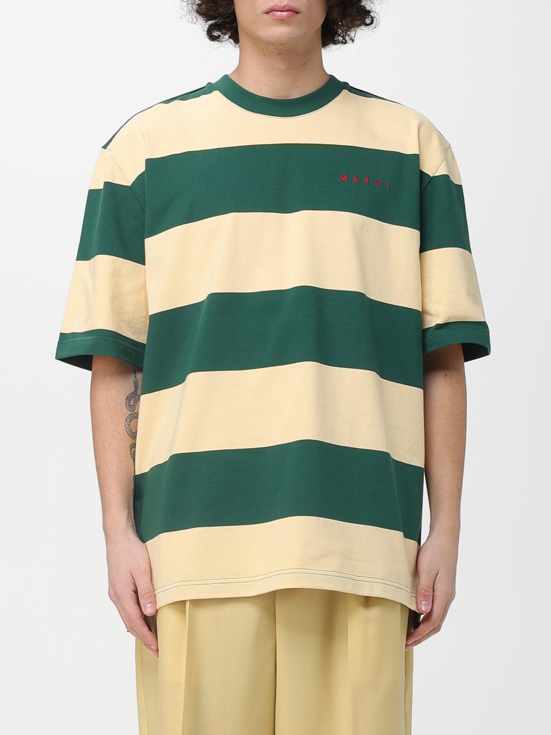 T-Shirt Men color Green