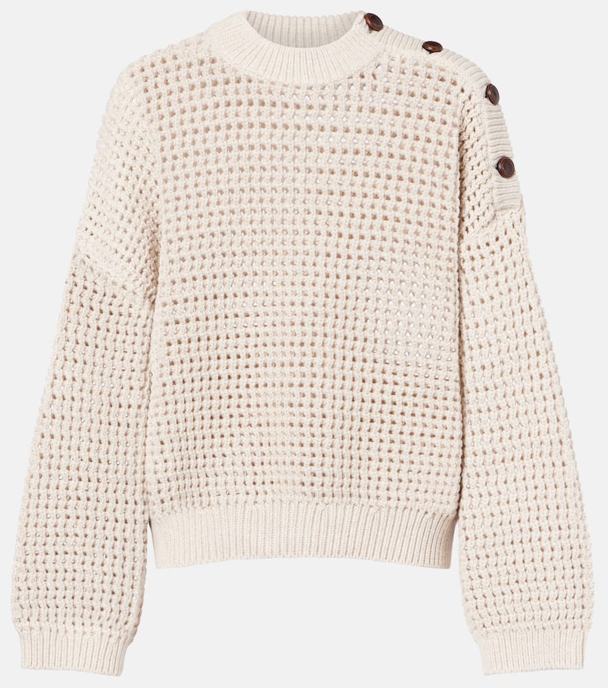 Cotton-blend sweater