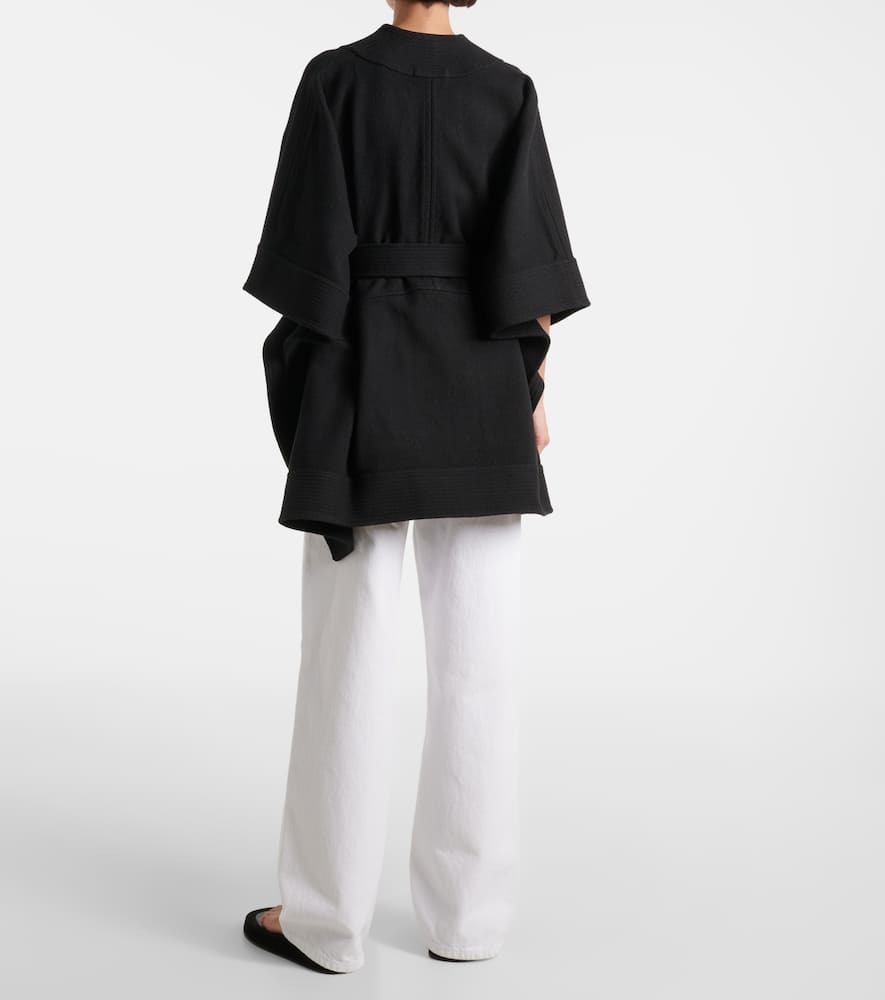 Wardrobe. NYC Belted cotton cape
