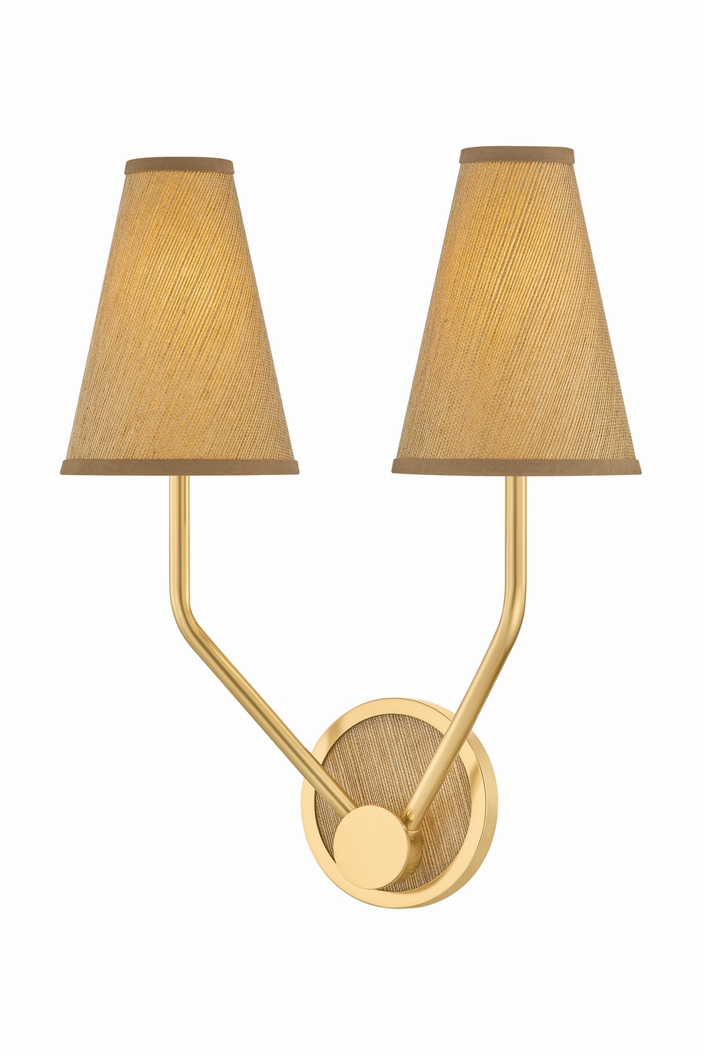 Aged Brass Wall Sconce from the Buskirk Collection
