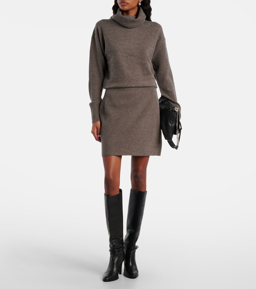 Wool and cashmere sweater dress