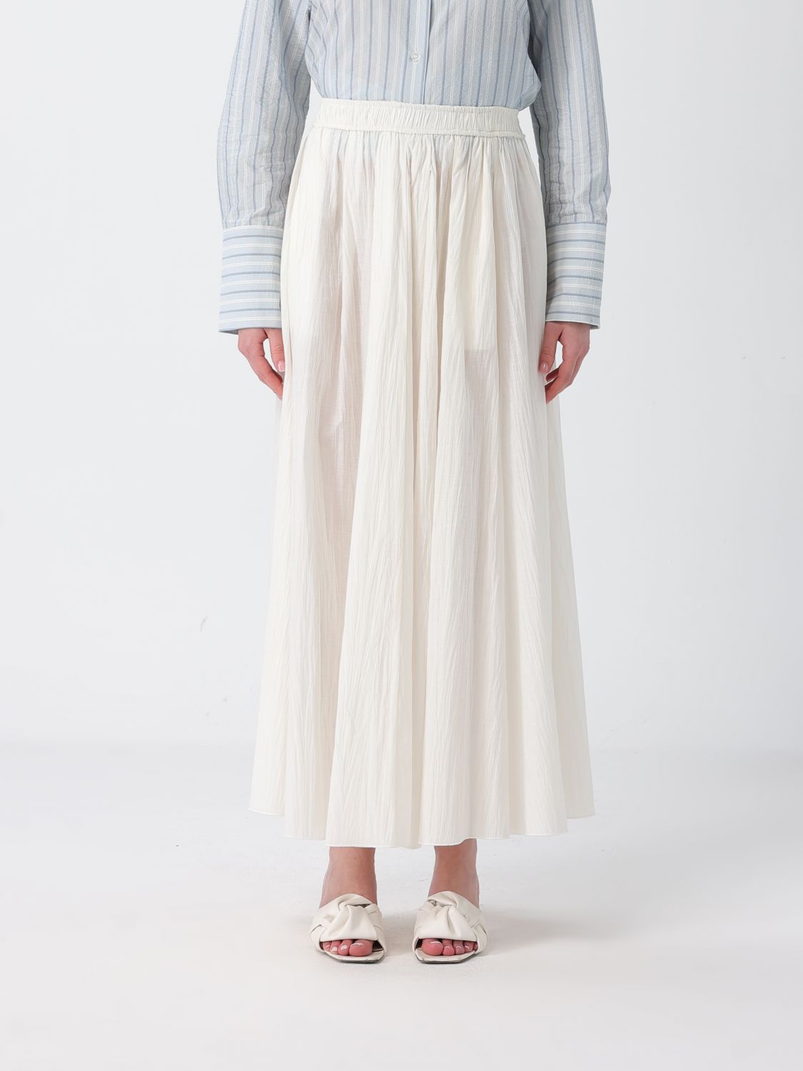Skirt Woman color White