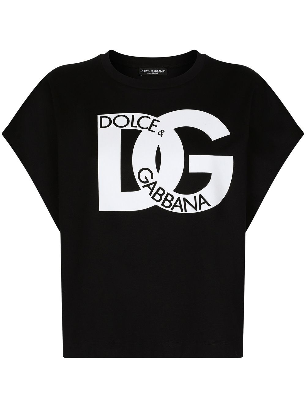 Logo-print short-sleeve T-shirt - Black