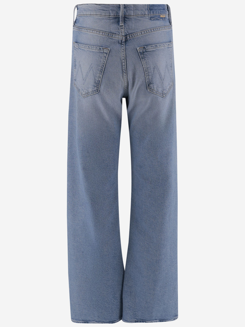 Blue Wide Leg Jeans