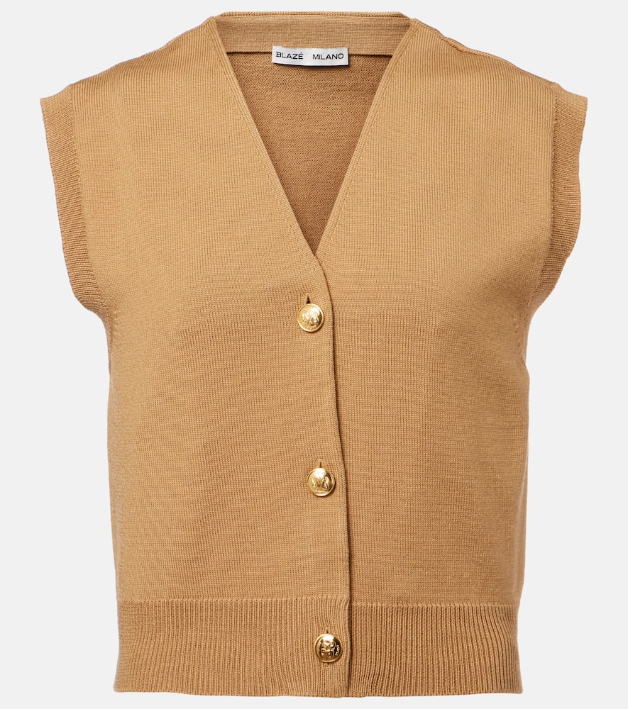 Blazé Milano Sebright wool-blend sweater vest