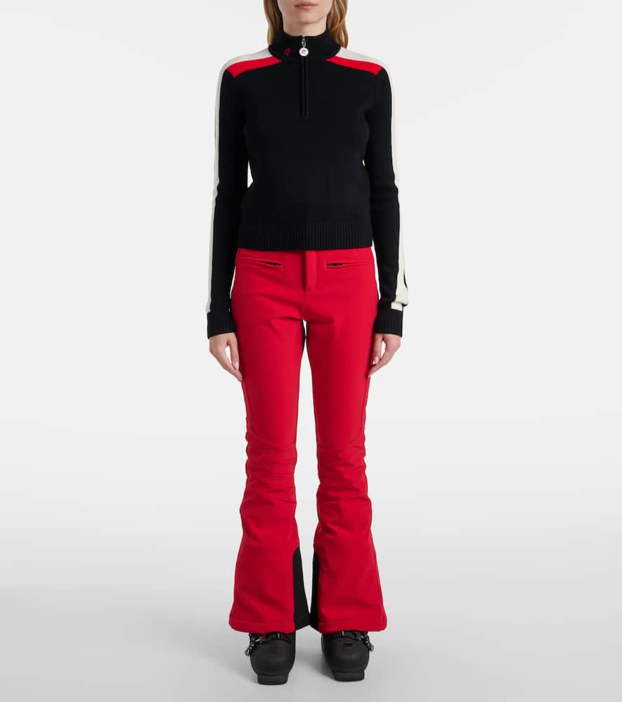 LA Tour wool half-zip sweater